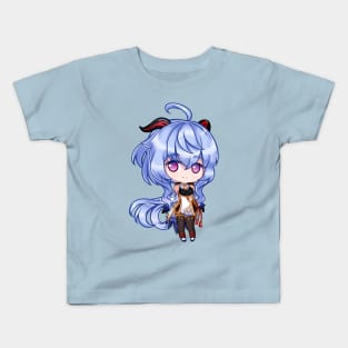 Ganyu chibi Kids T-Shirt